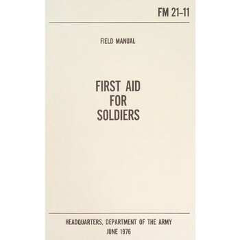 FOX OUTDOOR FIRST AID FOR SOLDIERS HANDBOOK