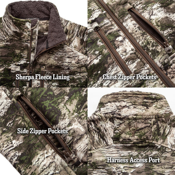 HUNTWORTH Ketchikan Heavyweight Bonded Tarnen Camo Jacket