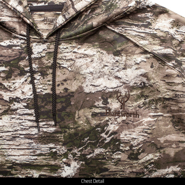 HUNTWORTH Harrison Midweight Performance Tarnen Camo Hoodie