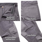HUNTWORTH Durham Lightweight Dark Gray Pant
