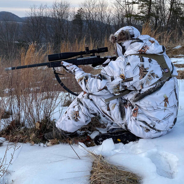 HUNTWORTH Ackley Lighweight Bib Overalls Snow Camo