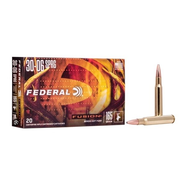 FEDERAL 30-06 Sprg 165gr Fusion SP 20ct
