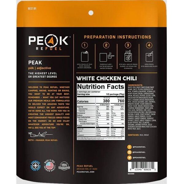 PEAK REFUEL White Chicken Chili