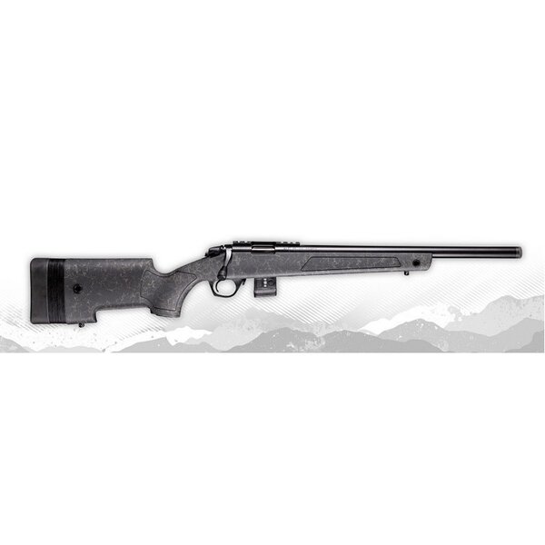 BERGARA BMR-X 17 HMR Blued, Blk/Grn Webbing 18"