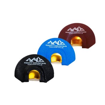 ROCKY MOUNTAIN HUNTING CALLS Golden Tone Plate 3 Pack Elk Calls