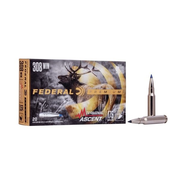FEDERAL 308 Win 175gr Premium Terminal Ascent 20ct