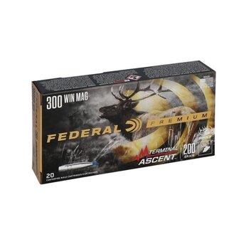 FEDERAL 300 WIN 175gr PREMIUM TERMINAL ASCENT 20ct