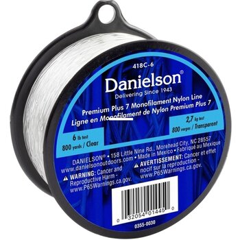 DANIELSON PLUS 7 MONO NYLON LINE Clear