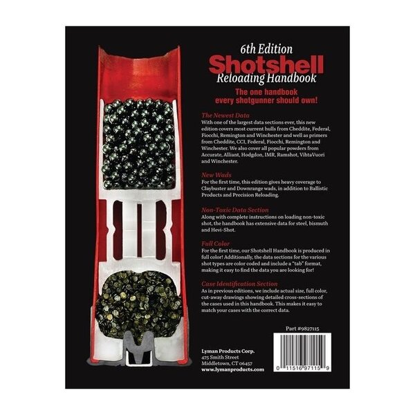 LYMAN Shotshell Reloading Handbook 6th Edition
