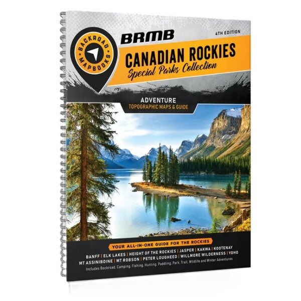 BACKROAD MAPS Canadian Rockies 4th Editon