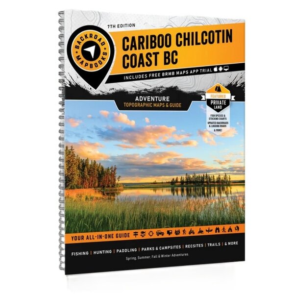 BACKROAD MAPS Cariboo Chilcotin BC 7th Edition