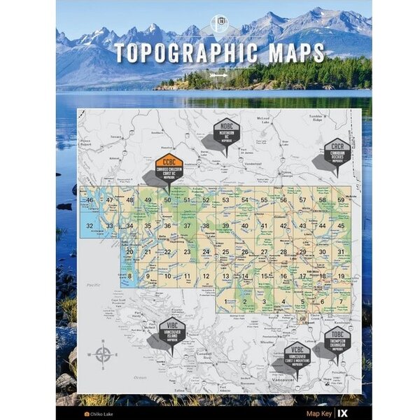 BACKROAD MAPS Cariboo Chilcotin BC 7th Edition