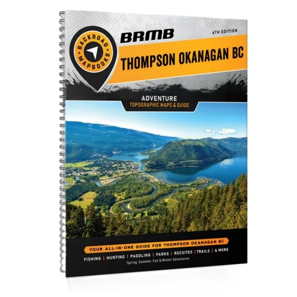 BACKROAD MAPS Thompson Okanagan BC 6th Edition