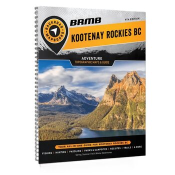 Backroad Maps Kootany Rockies BC 9th Edition