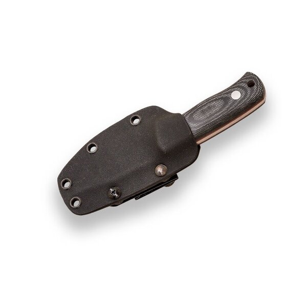 JOKER KNIVES Erizo Black Canvas Micarta Handle