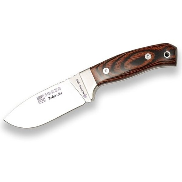 JOKER KNIVES Outdoor Knife Redwood Handle w/Bolster