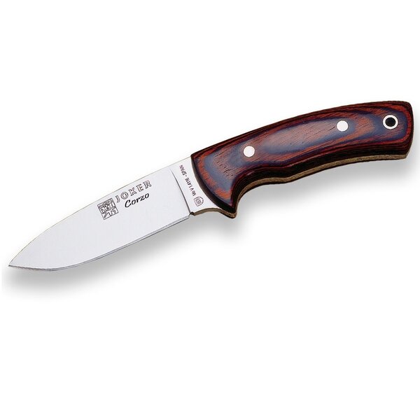 JOKER KNIVES Corzo Red Wood Handle