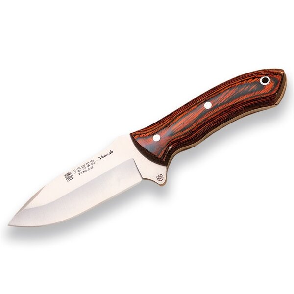 JOKER KNIVES Venado Red Wood 4.35"