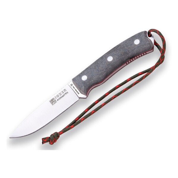 JOKER KNIVES Bushcraft Canvas Micarta Handle with Firesteel