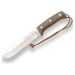 JOKER KNIVES Nomad 6.5" Camp Knife Micarta Canvas Handle with Firesteel