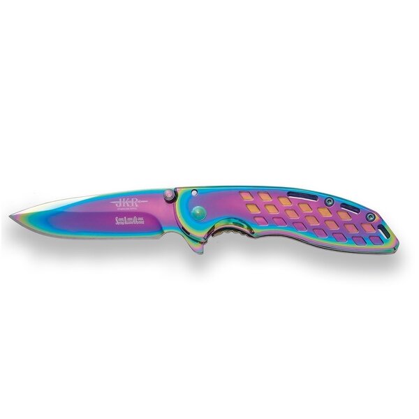 JOKER KNIVES Rainbow Knife Spring Assisted Folder