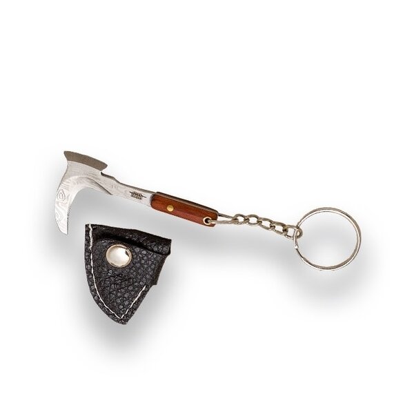 JOKER KNIVES Scythe w/Wood Handle Keychain