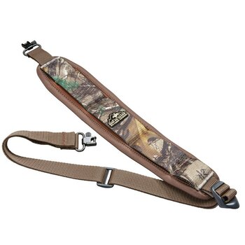 BUTLER CREEK RIFLE COMFORT STRETCH SLING w/SWIVEL Realtree