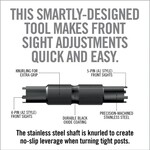 REAL AVID AR15 Front Sight Adjuster Tool