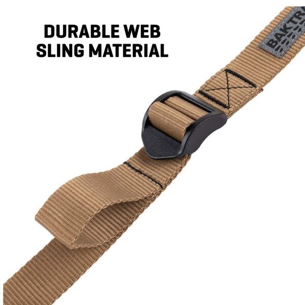 ALLEN Bak Trak Traction Rifle Sling  w/SWIVELS Tan/Black
