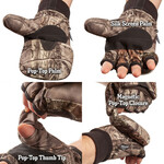HUNTWORTH Douglas Heavyweight Hiddn Camo Gloves