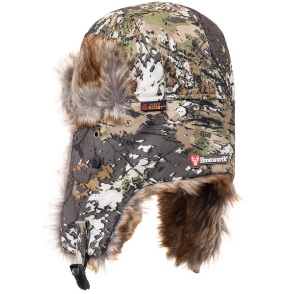 HUNTWORTH Vostok Trapper Hat Vertek Camo