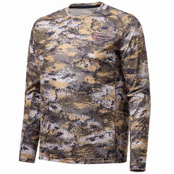 LUXPRO Fallon Lightweight Disruption Camo Long Sleeve Shirt