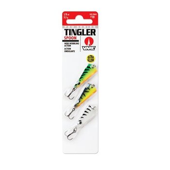 VMC Tingler Spoon Kit 1/8 Glow 3 pack