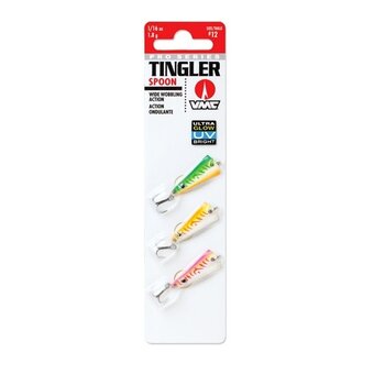 VMC Tingler Spoon Kit 1/8 Glow UV 3 pack