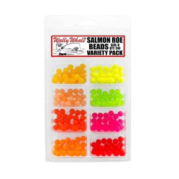 ZAK TACKLE Salmon Roe Bead 8mm Assorted