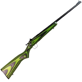 KEYSTONE CRICKETT Green/Black Laminate Blued 22 LR