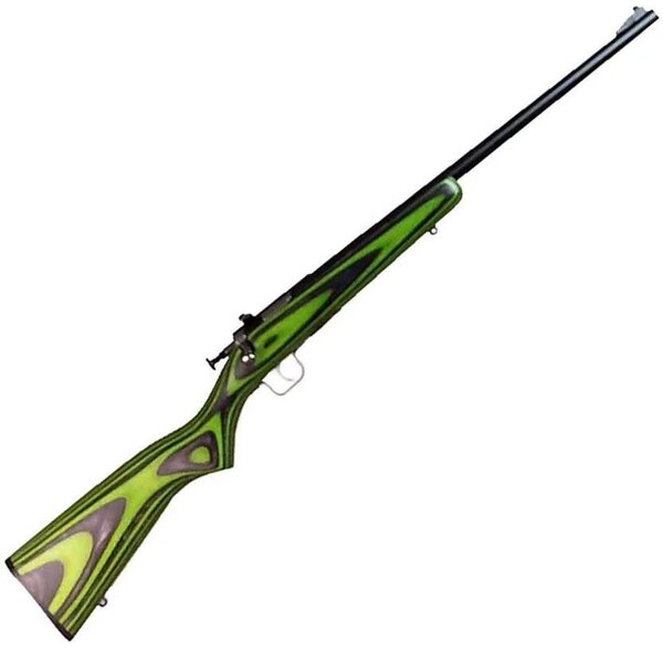 KEYSTONE CRICKETT Green/Black Laminate Blued 22 LR