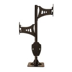 SKULL HOOKER Trophy Tree Shoulder Pedestal Mount Brown