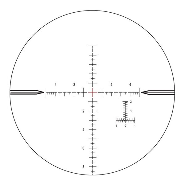NIGHTFORCE SHV 4-14x50 F1 .1 MRAD Centre Illum. MIL-R