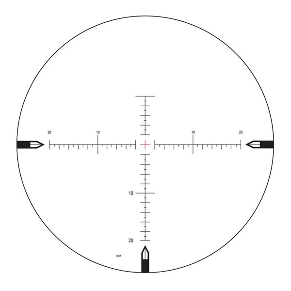 NIGHTFORCE  SHV 5-20x56mm ZeroSet .250 MOAR Center Illum