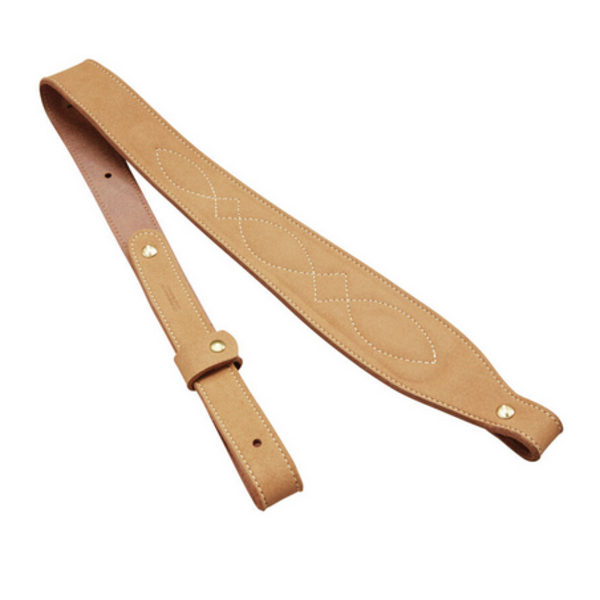 BUTLER CREEK Leather Cobra Sling Brown Padded Suede