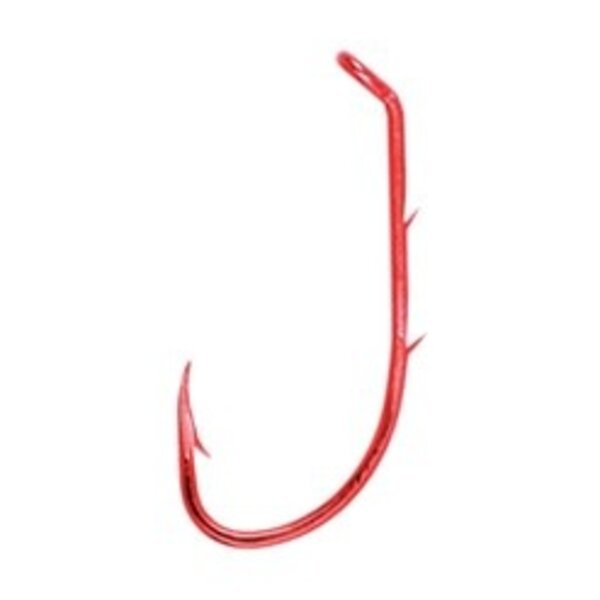 EAGLE CLAW Lazer Sharp Baitholder Hook Red Size 10