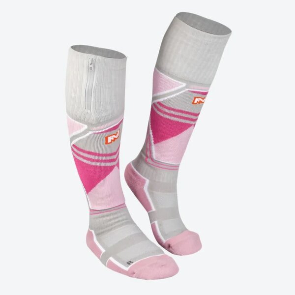 FIELDSHEER Women's Premium Merino Heated Sock 3.7V Pink