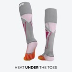 FIELDSHEER Women's Premium Merino Heated Sock 3.7V Pink