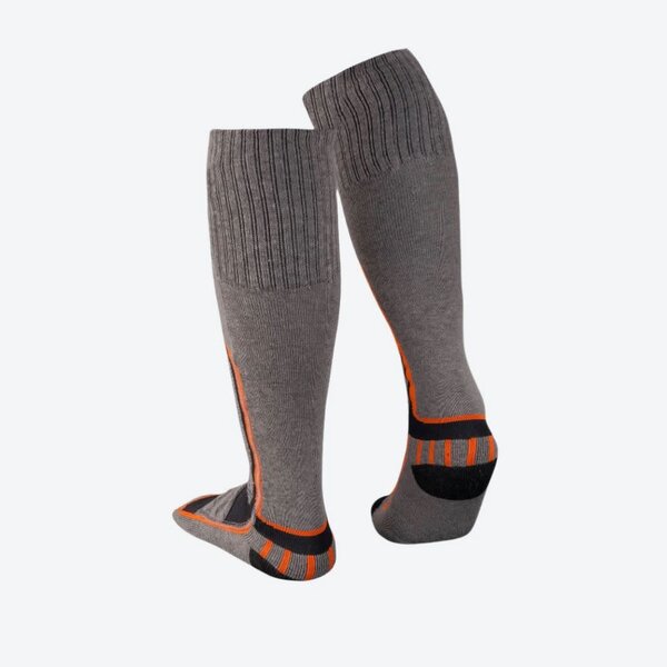 FIELDSHEER Men's Premium Merino Heated Sock 3.7V Dark Grey