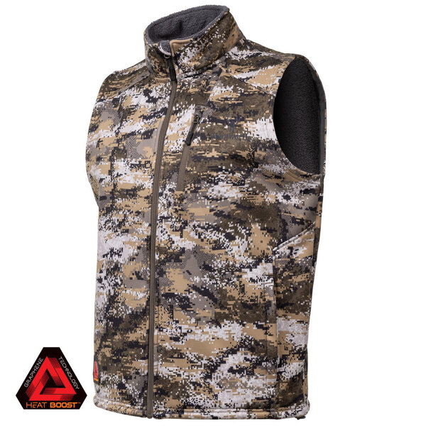 HUNTWORTH Saskatoon Heavyweight Windproof Soft Shell Vest Disruption 2XL
