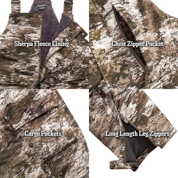 HUNTWORTH Fairbanks Heavyweight Waterproof Sherpa Fleece  Bib