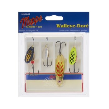 MEPPS Walleye Kit Assorted 4pk