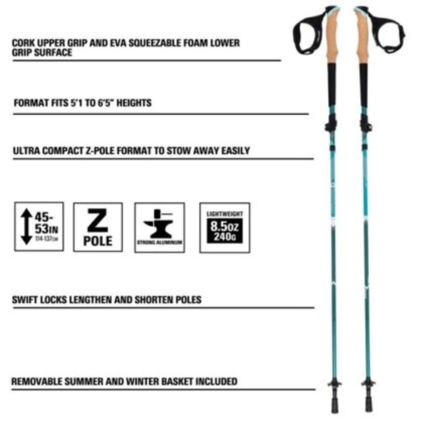 ALLEN Alpha Aluminum Trekking Poles