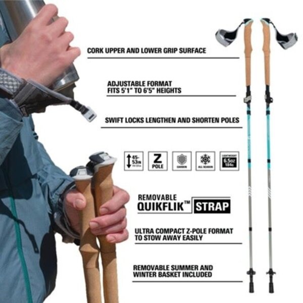 ALLEN Vertex Carbon Trekking Poles